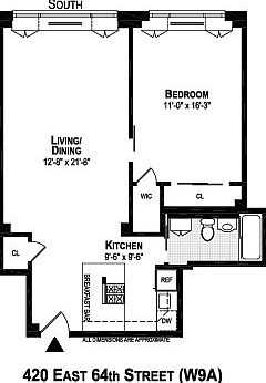 2nd image of 420 E 64th St APT W9a