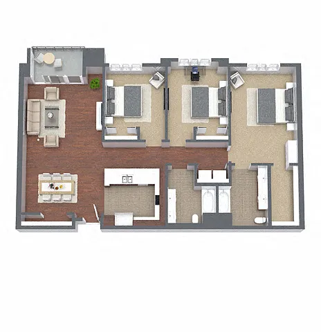 Floor plan 3A