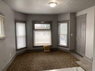 Bay window in living area.