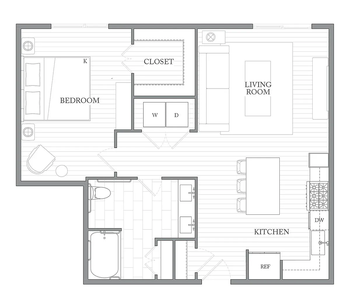 Floor plan 1S