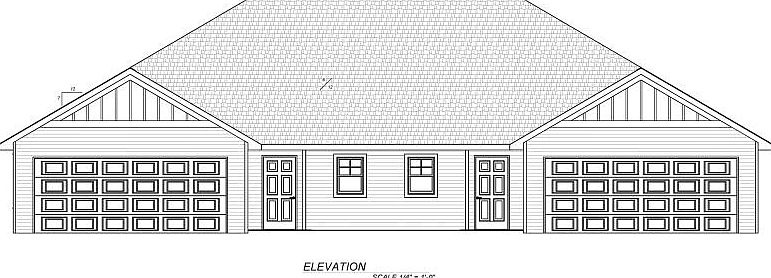 Front of Twin Home (two units visible)