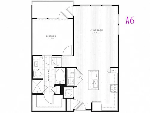 Floor plan A6