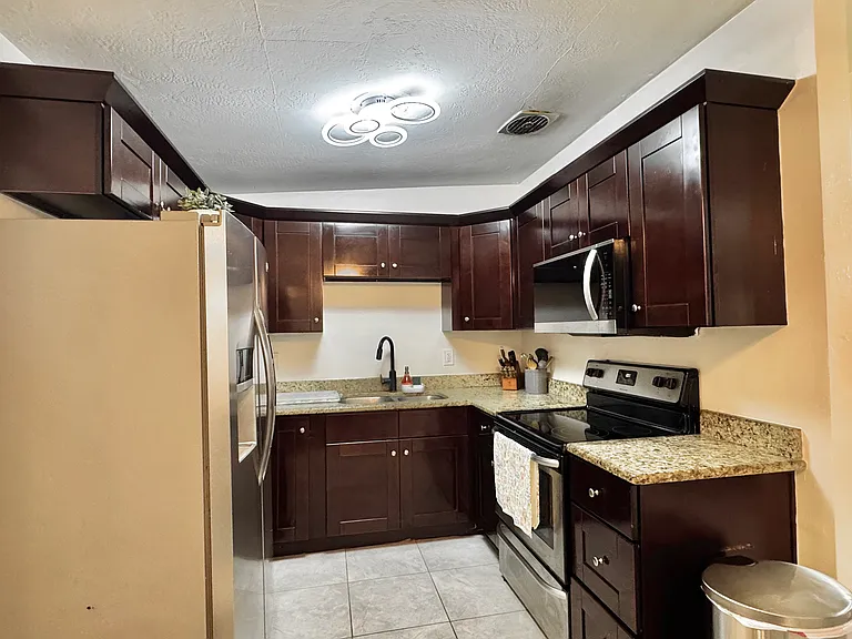 Modern Fully Stocked Kitchen with Plenty of Storage