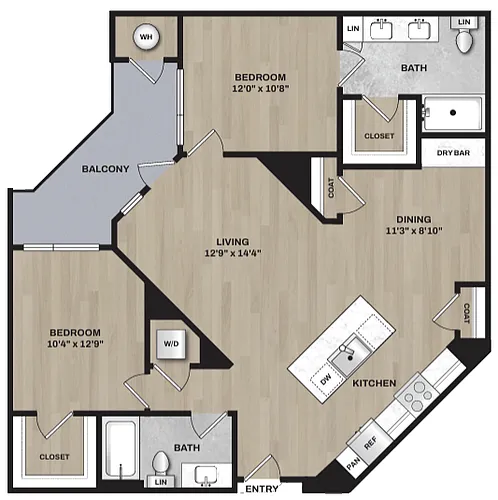 Floor plan B2