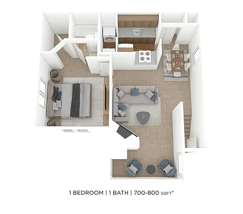 Floor plan One Bedroom