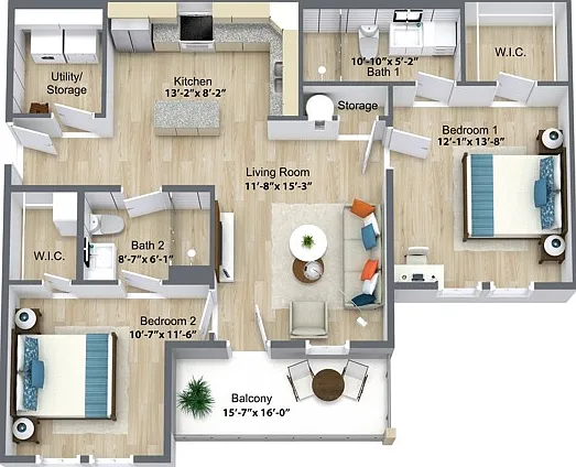 994 sq. ft. 994 sq. ft.