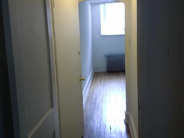 Apartment hall between living room & bedroom