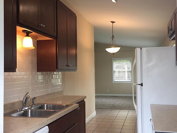 Kitchen, viewed from side entry door.