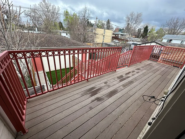 Spacious patio