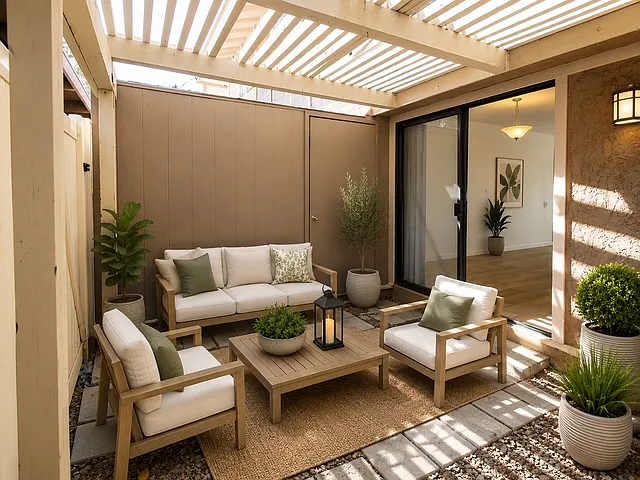 2nd Patio virtually staged