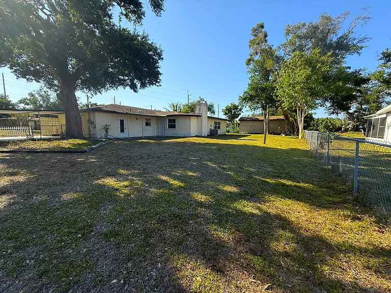 Fully Fenced Backyard