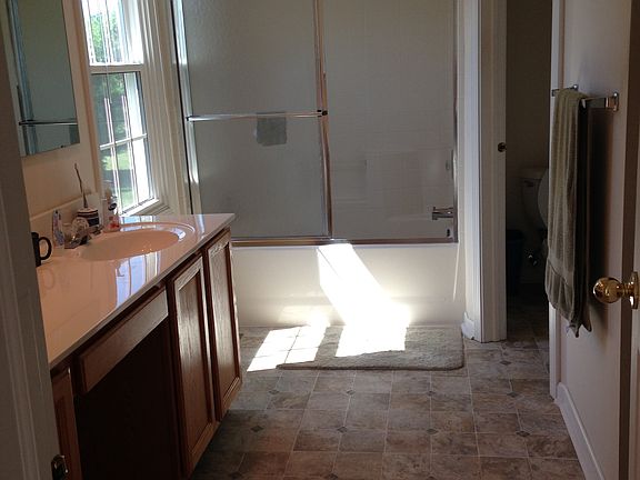 Master bath floor replaced!
