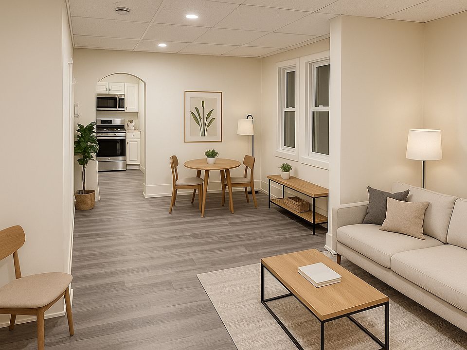 Living Room, virtually staged