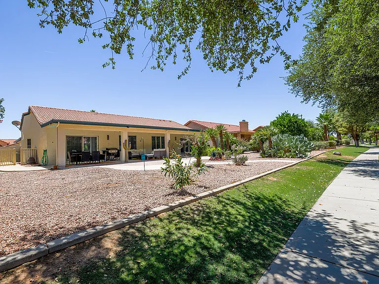 Patio access to 3 mile walking path loop
