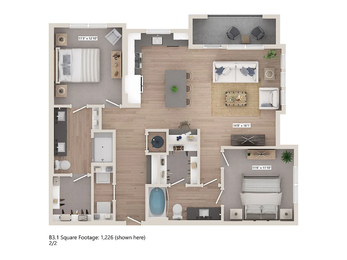 Floor plan B31