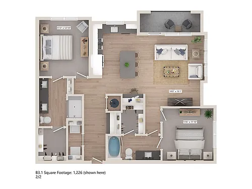 Floor plan B31