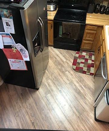 Kitchen from Stairs View