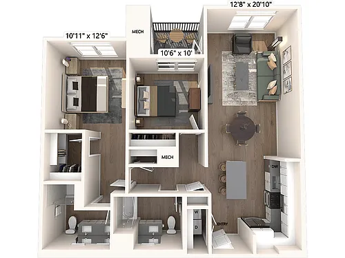 Floor plan BM09-alt a-Upgrade