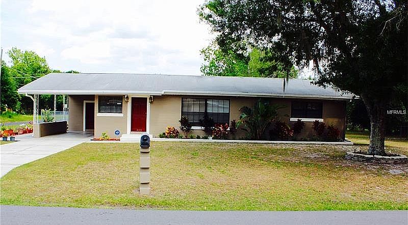 Front of house before roof