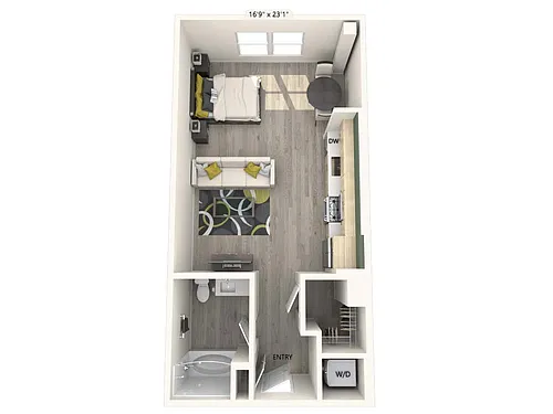 Floor plan S5-FinishI-603sf