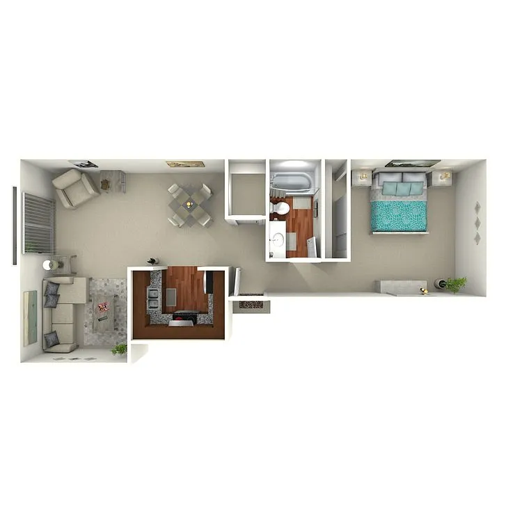 Floor plan 1B