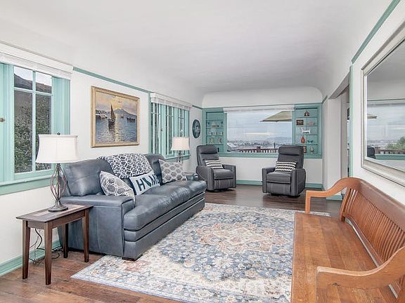 Bay View as you walk into the front door