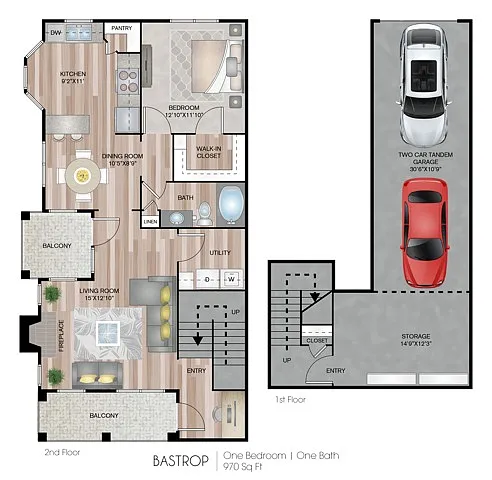 Floor plan Bastrop