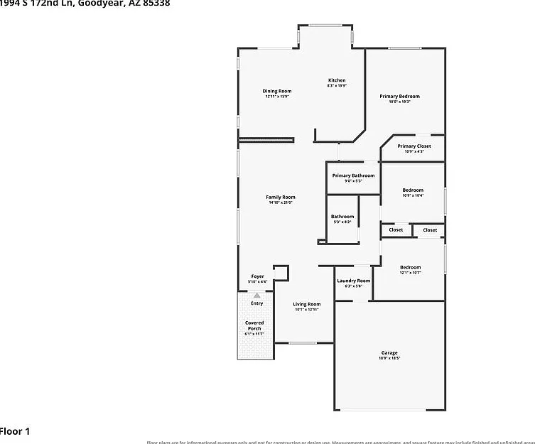 3 bed, 2.0 bath, 1599 sqft, $2,005 — Photo 2