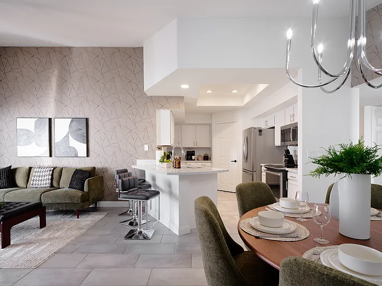 Bright open floor plan