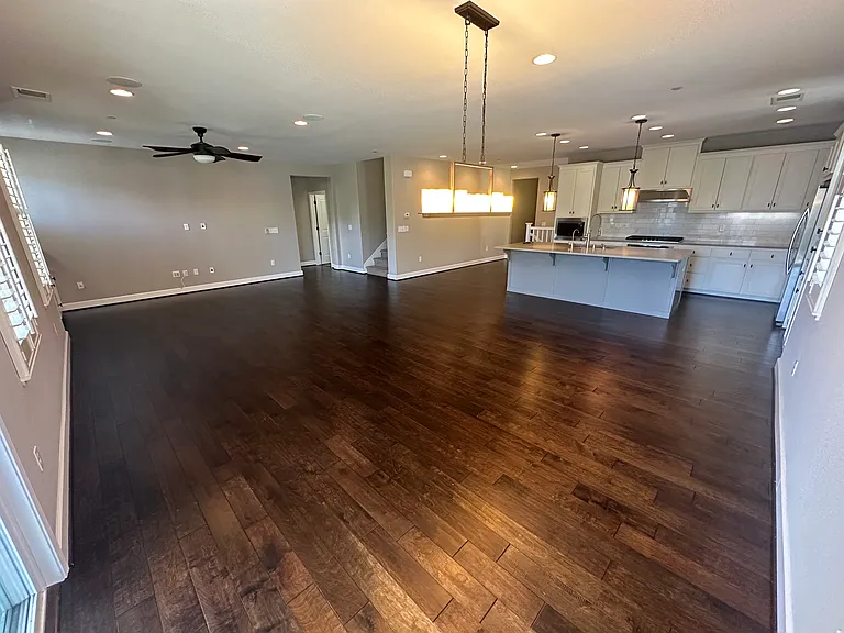Family Room, Kitchen and Dinning Room