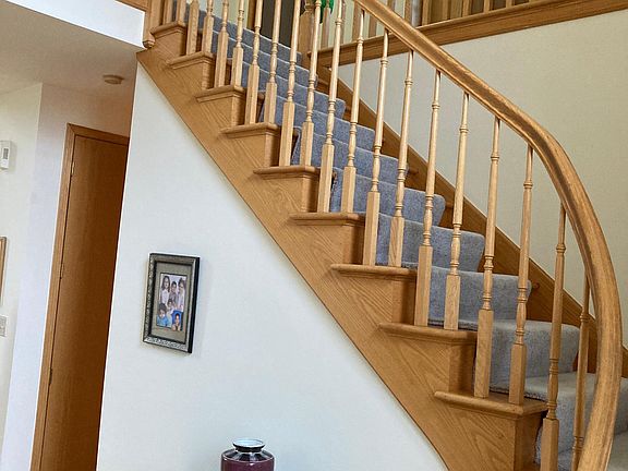 stairs leading to bedrooms