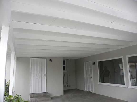 outside covered patio