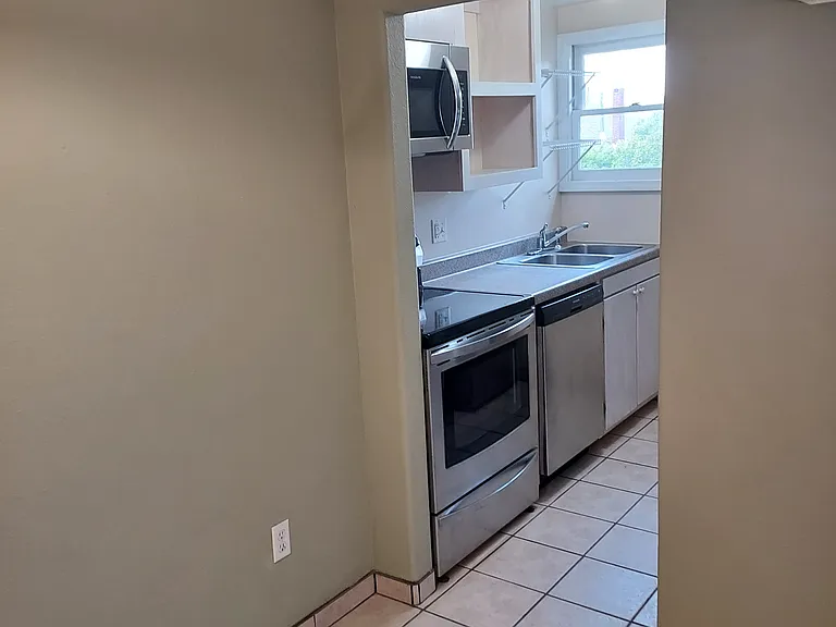 kitchen, with stainless steel appliances