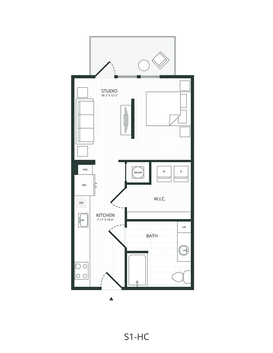 Floor plan S1-HC