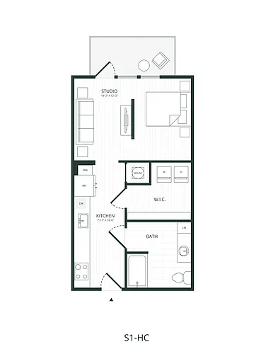 Floor plan S1-HC