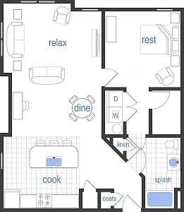 Floor plan Ocean Point