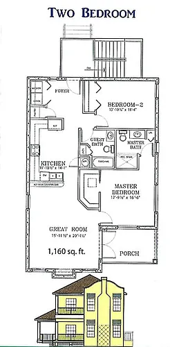 Floor plan 317 East Mckenzie