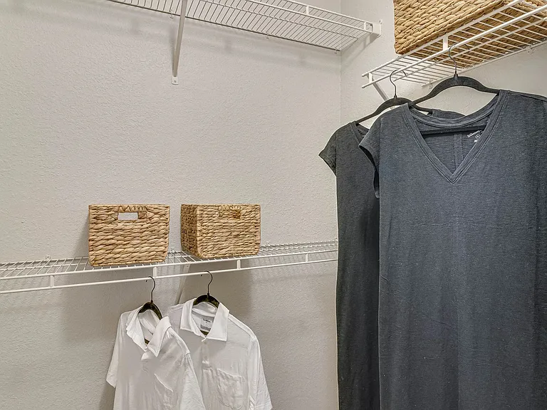 Revel in envy-worthy space for all your wardrobe essentials.