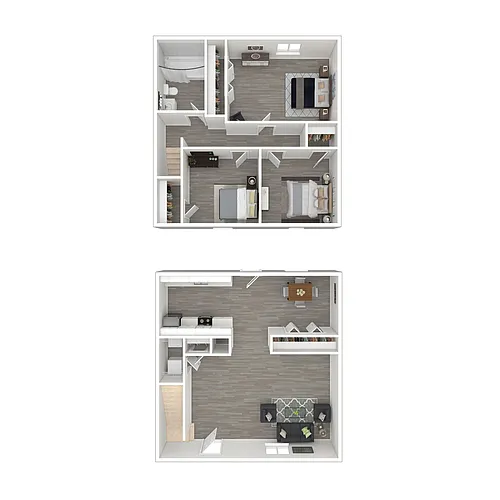 Floor plan 3 X 1