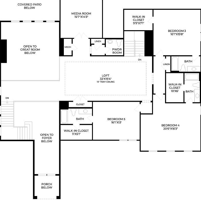 Volante Plan, Woodson's Reserve Magnolia Collection, Spring, TX 77386
