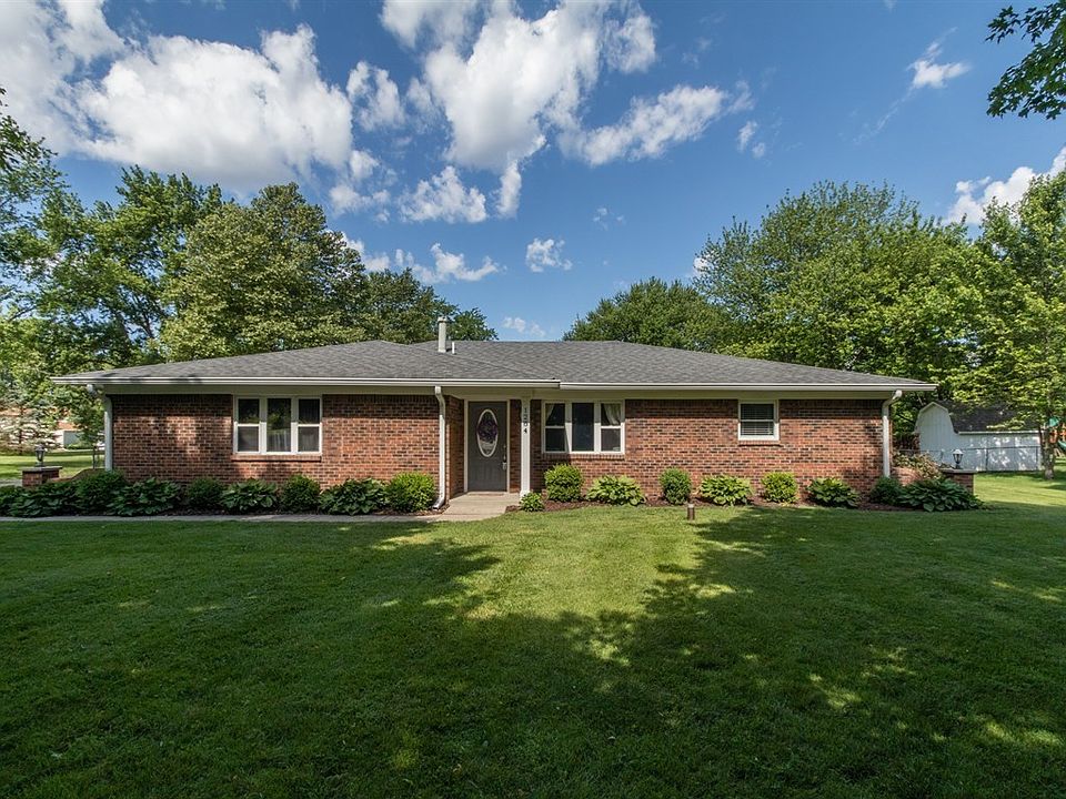 Updated inside and out. This all brick ranch with side load 2 car garage, sits on .68 acres in a quite established neighborhood.