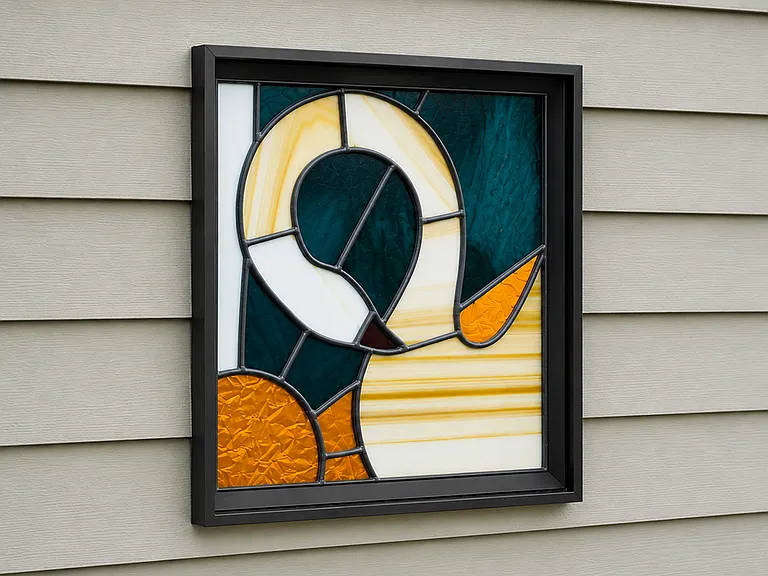 Stained Glass on Exterior