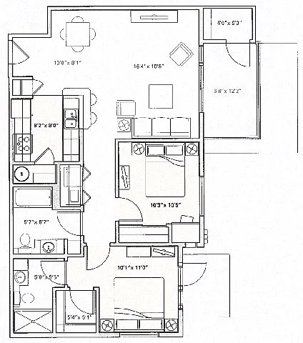 Floor plan Clark Fork