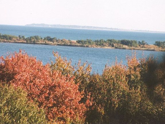 view of Block Island, Ninigret Pond from deck