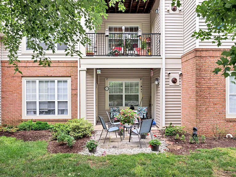 Spacious patios providing outdoor space