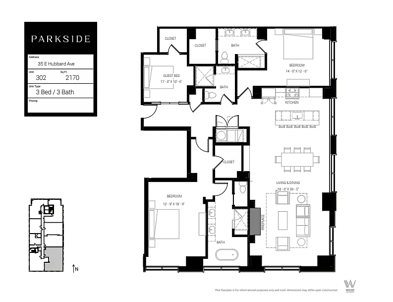 Floor plan 302