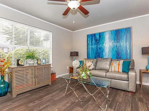 Furnished Living Area with Large Window
