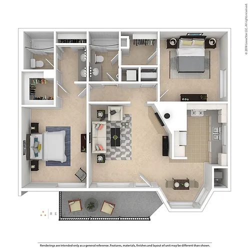 Floor plan Plan B3