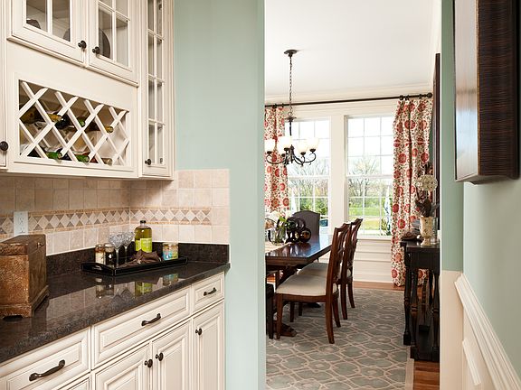 Butler's Pantry Connecting Dining Room and Kitchen