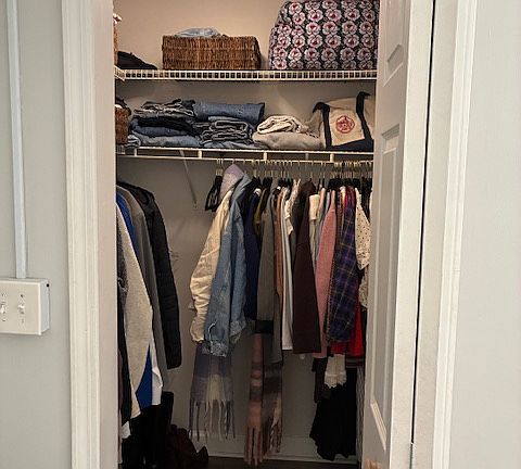 Walk- in closet in Bedroom #1